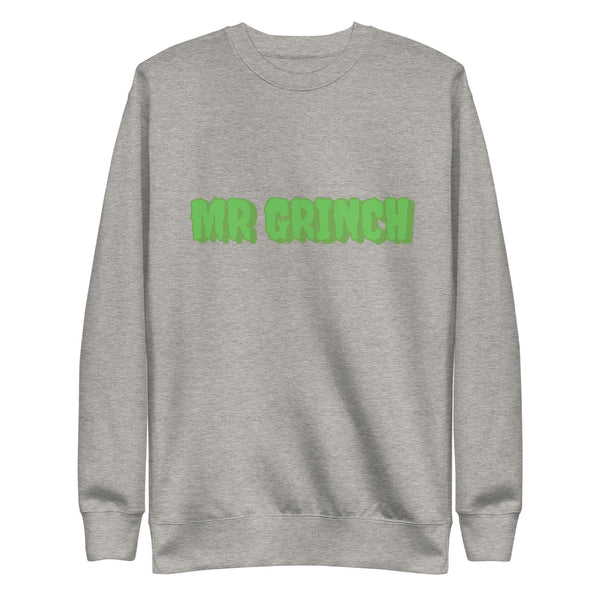 Sweatshirt med texten "Mr Grinch"