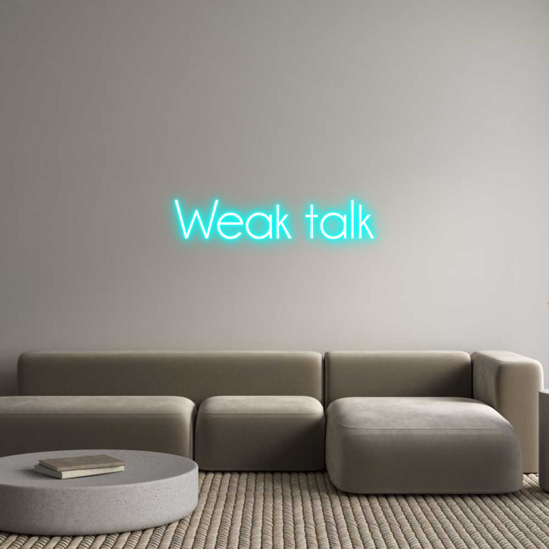 Ladda upp en egen bakgrund Weak talk