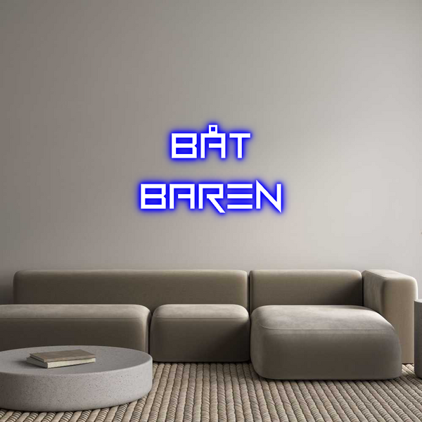 Ladda upp en egen bakgrund BÅT
BAREN