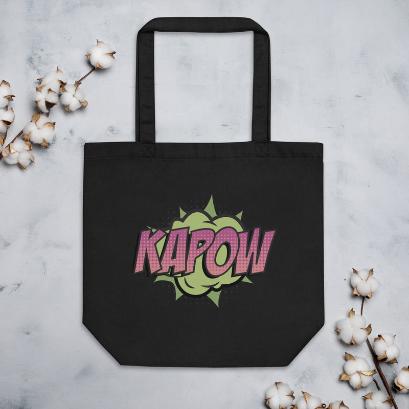 Eco Tote Bag med texten - KAPOW
