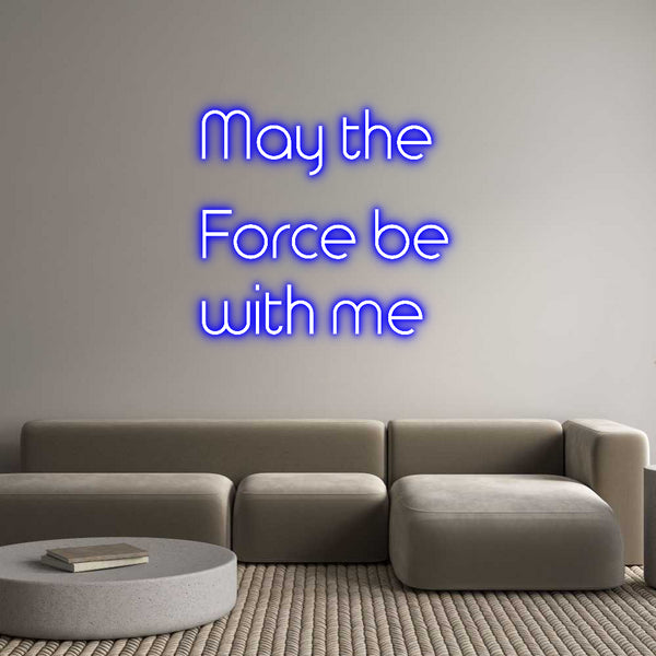 Ladda upp en egen bakgrund May the
Forc...
