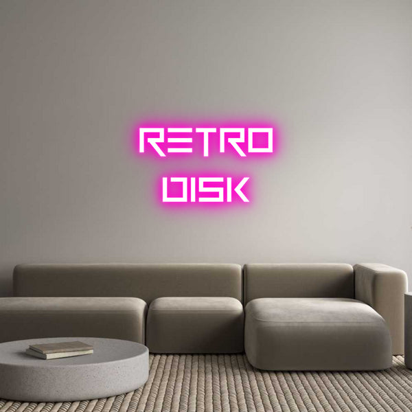 Ladda upp en egen bakgrund Retro
Disk