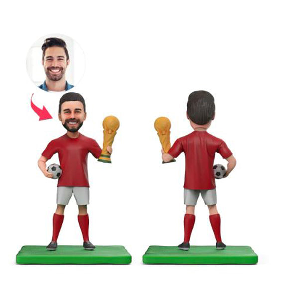 Mini-me figur - Fotbollsspelare