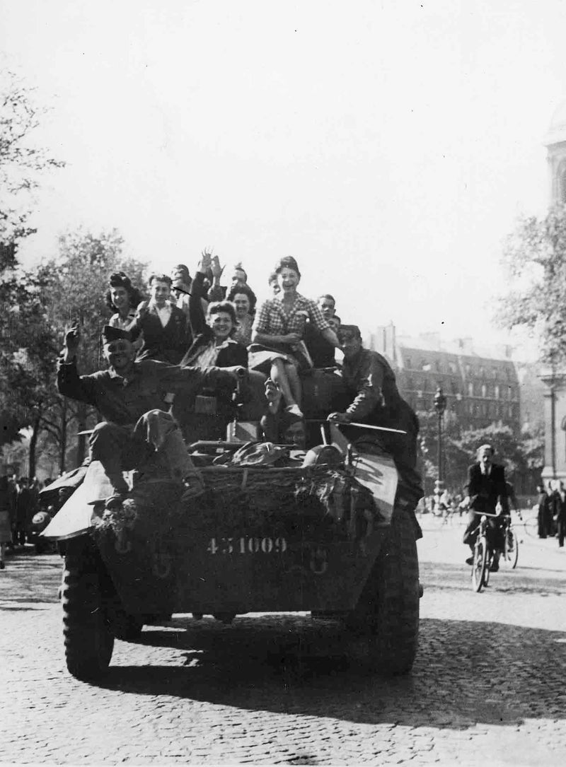 World War I. Day of liberation in Paris