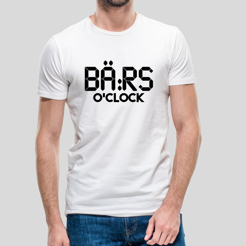 T-shirt med texten "Bärs o´clock"