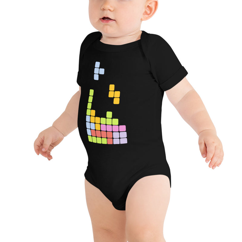 Babybody med tetris