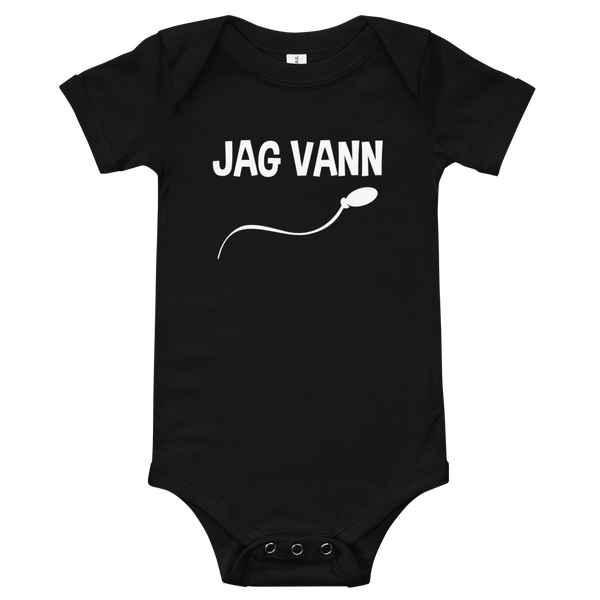 Babybody med texten "Jag vann"