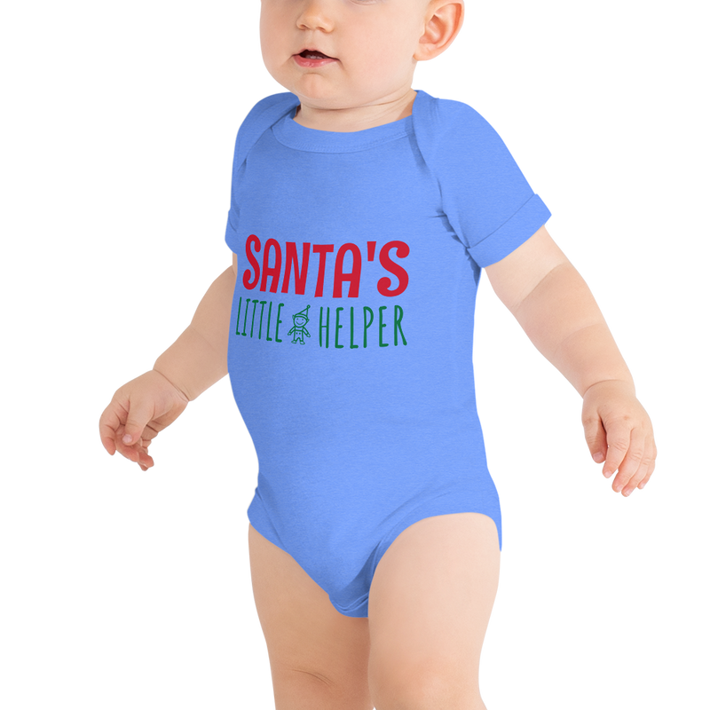 Babybody med texten "Santas little helper"