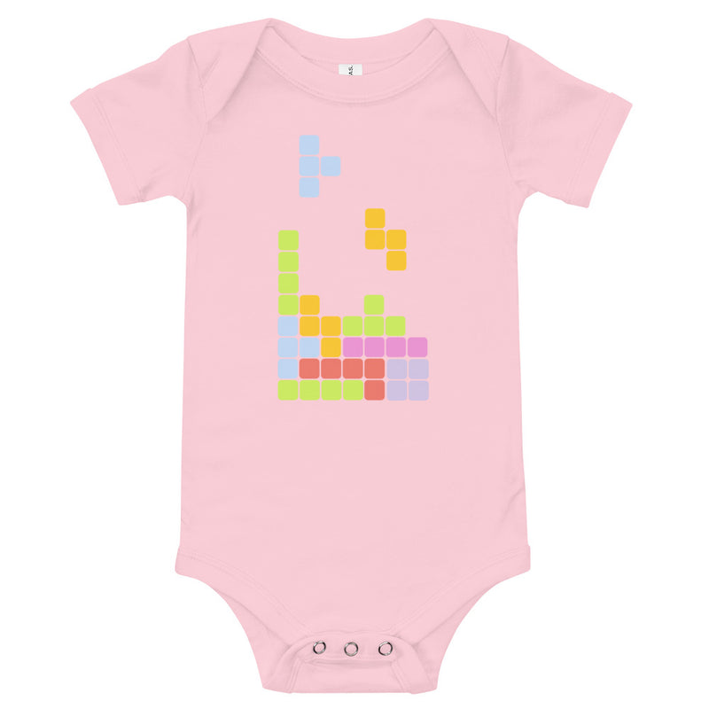 Babybody med tetris