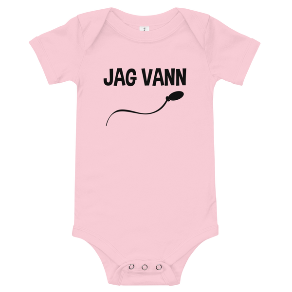 Babybody med texten "Jag vann"