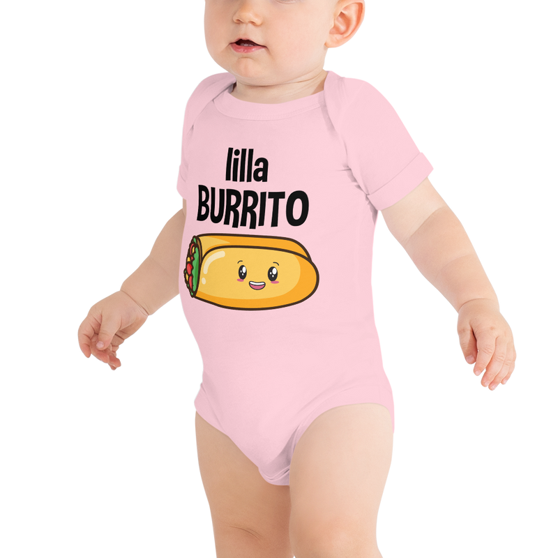 Babybody med texten "lilla Burrito"