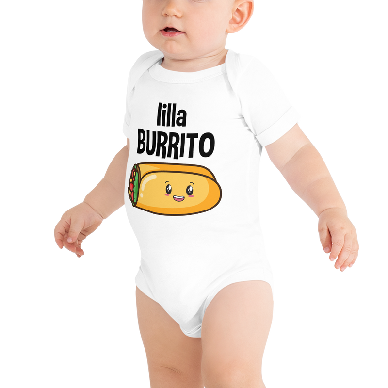 Babybody med texten "lilla Burrito"