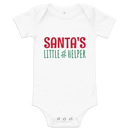 Babybody med texten "Santas little helper"