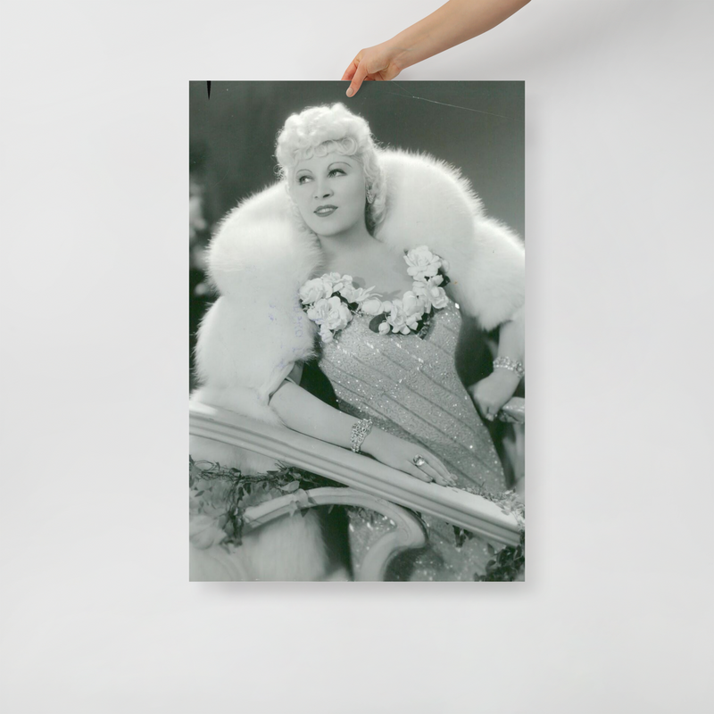 Re-print Actress Mae West