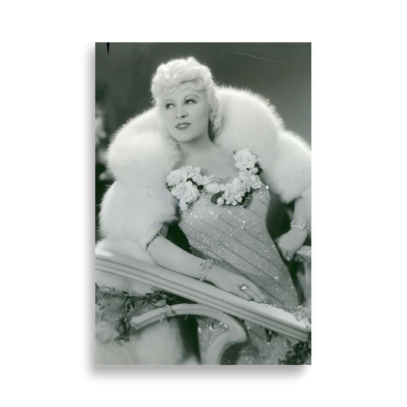Re-print Actress Mae West