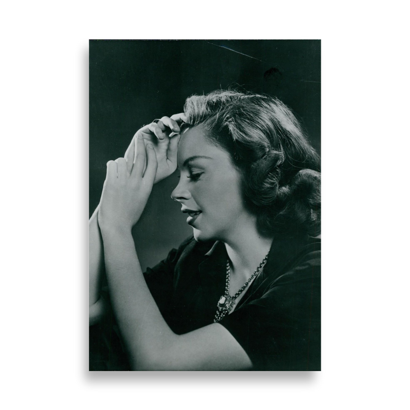 Re-print American actress Judy Garland, portrait
