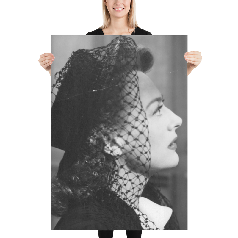Re-print Actress Joan Crawford