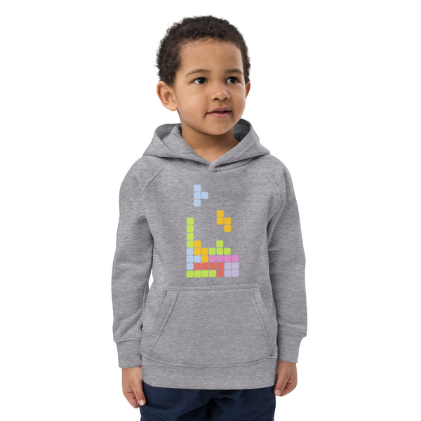 Hoodie för barn med tetris