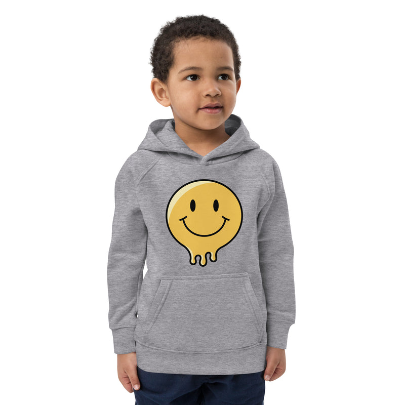 Hoodie för barn med smältande smiley