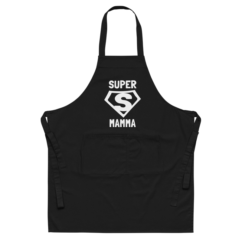 Förkläde med texten "SUPER MAMMA"
