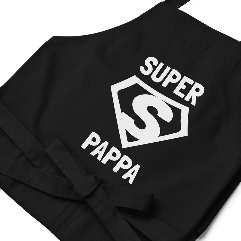 Förkläde med texten "SUPER PAPPA"