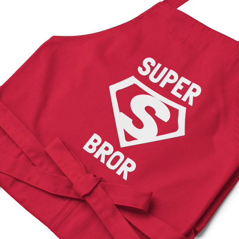 Förkläde med texten "Super bror"