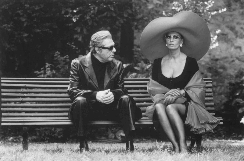 Re-print Marcello Mastroianni and Sophia Loren