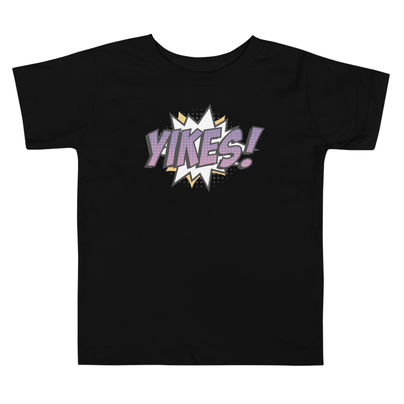 T-shirt för barn med texten "YIKES!"
