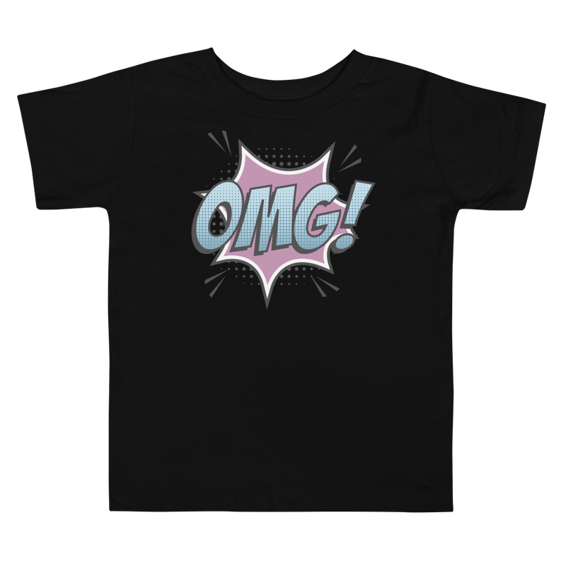 T-shirt för barn med texten "OMG!"