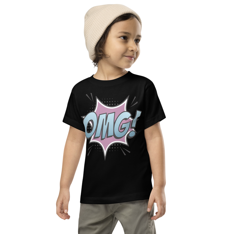 T-shirt för barn med texten "OMG!"