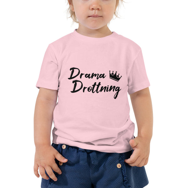 T-shirt för barn med texten - "Drama Drottning"