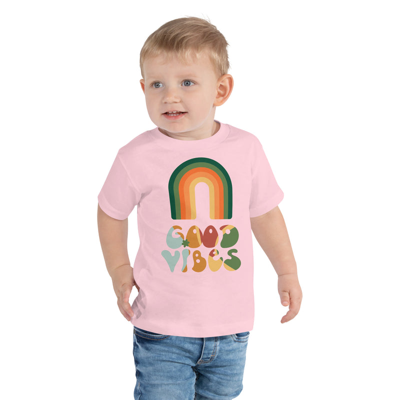 T-shirt för barn med texten - "Good vibes"