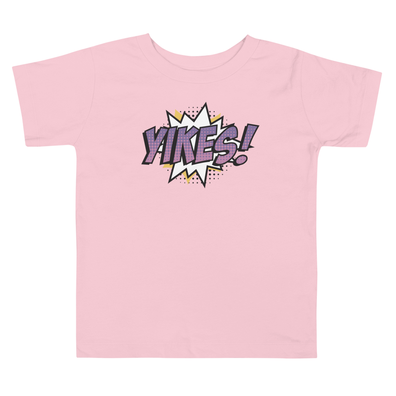 T-shirt för barn med texten "YIKES!"