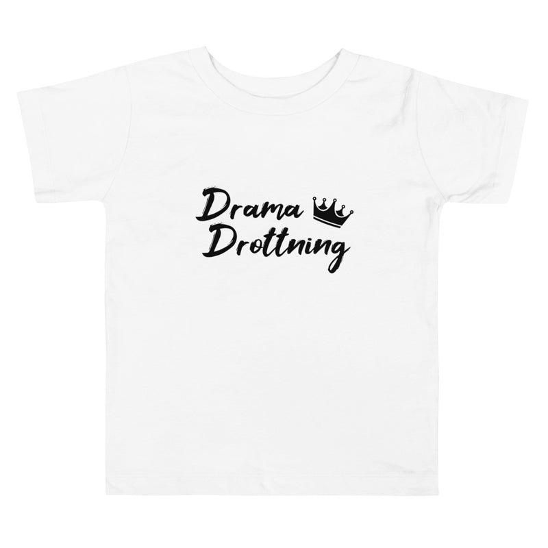 T-shirt för barn med texten - "Drama Drottning"