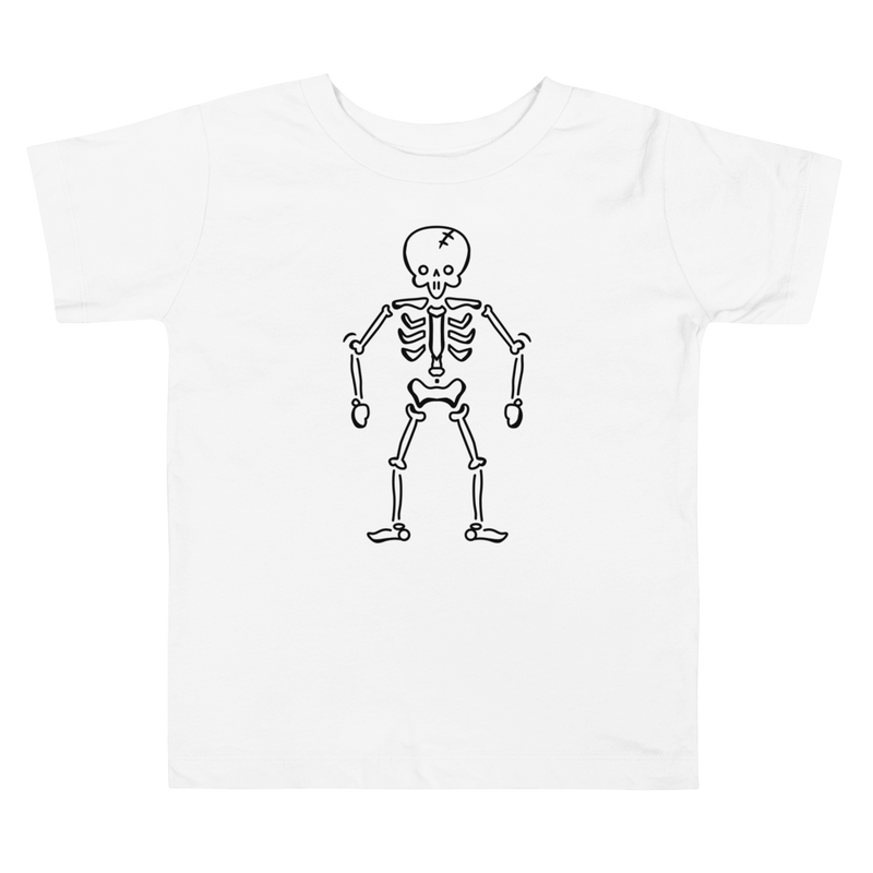 T-shirt för barn med skelett