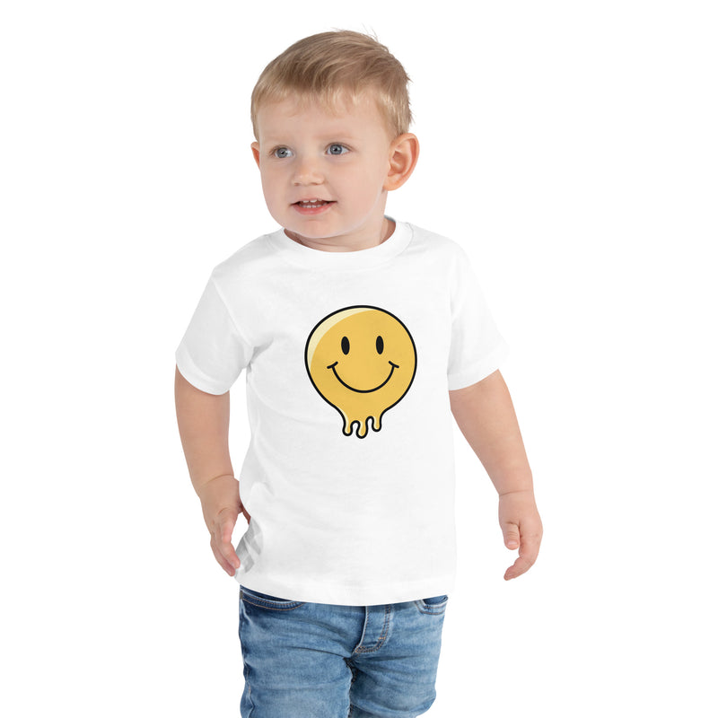 T-shirt för barn med smältande smiley