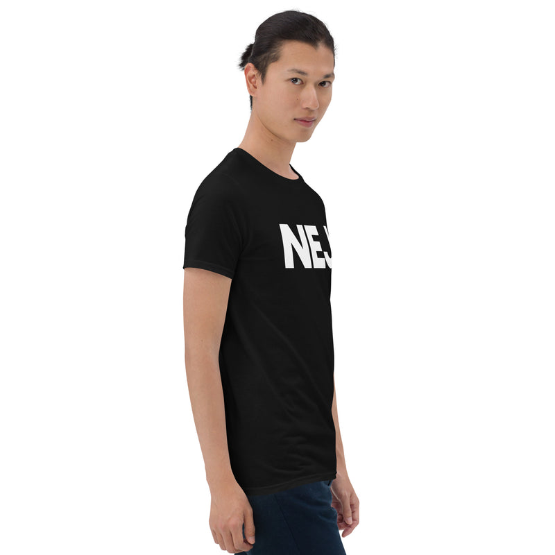 Kortärmad t-shirt i unisex-modell med texten - NEJ.