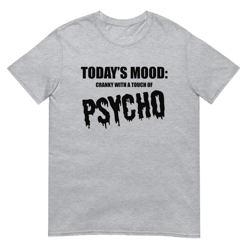 Kortärmad t-shirt i unisex-modell med texten - Todays mood