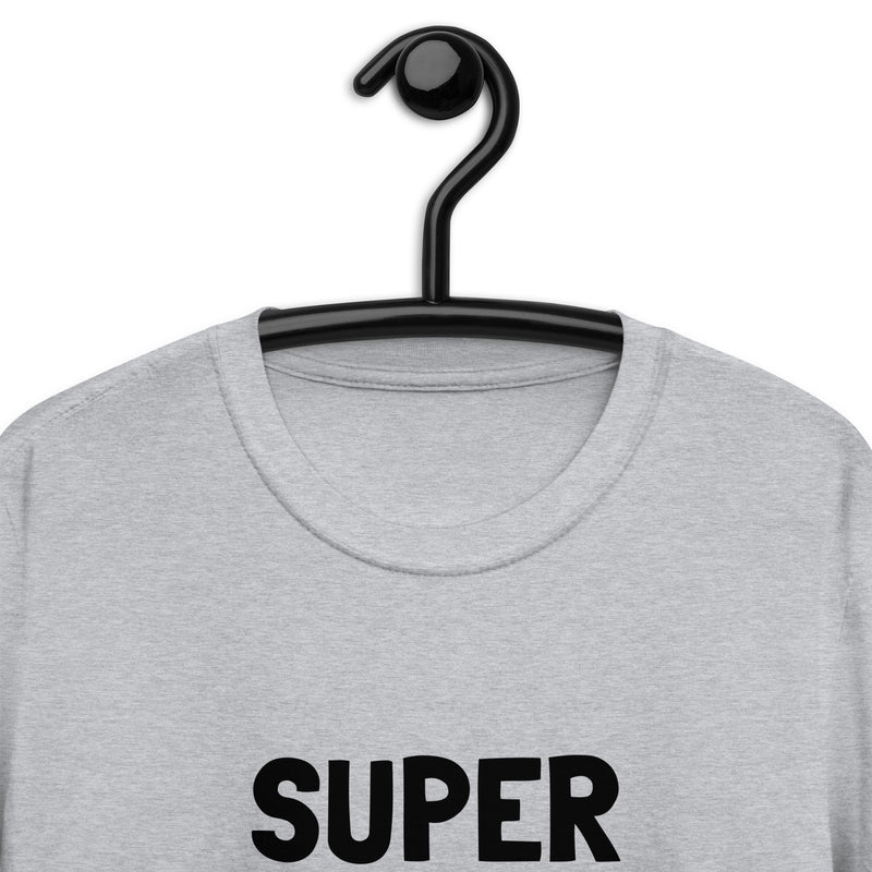 Kortärmad t-shirt i unisex-modell med texten Supermorfar