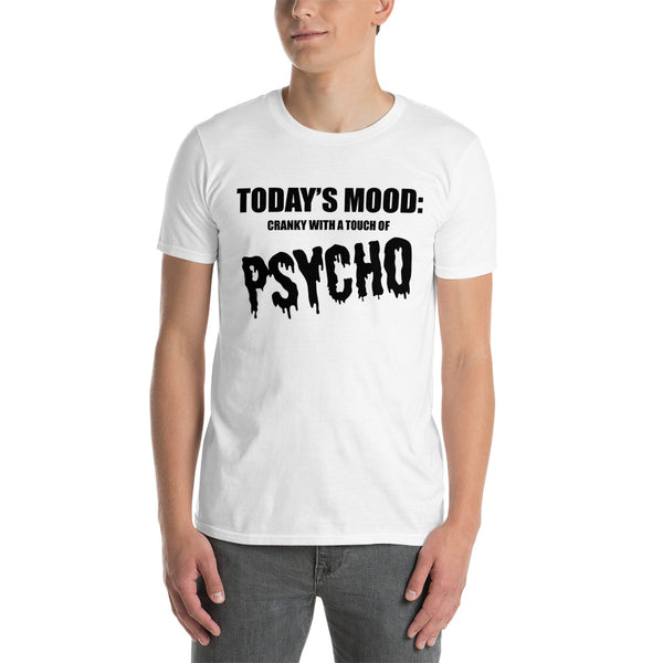 Kortärmad t-shirt i unisex-modell med texten - Todays mood