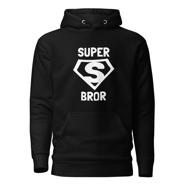 Hoodie med texten "Super bror"