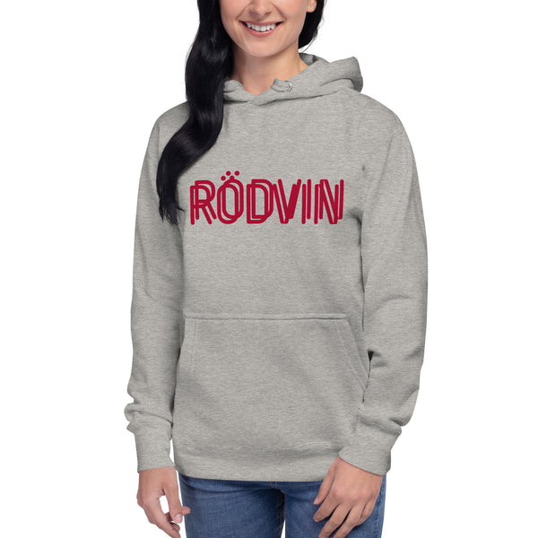 Hoodie med texten - "Rödvin"