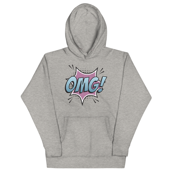 Hoodie med texten "OMG!"