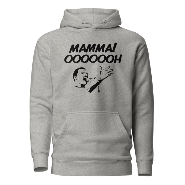 Hoodie med texten "MAMMA! OOOOOOH!"