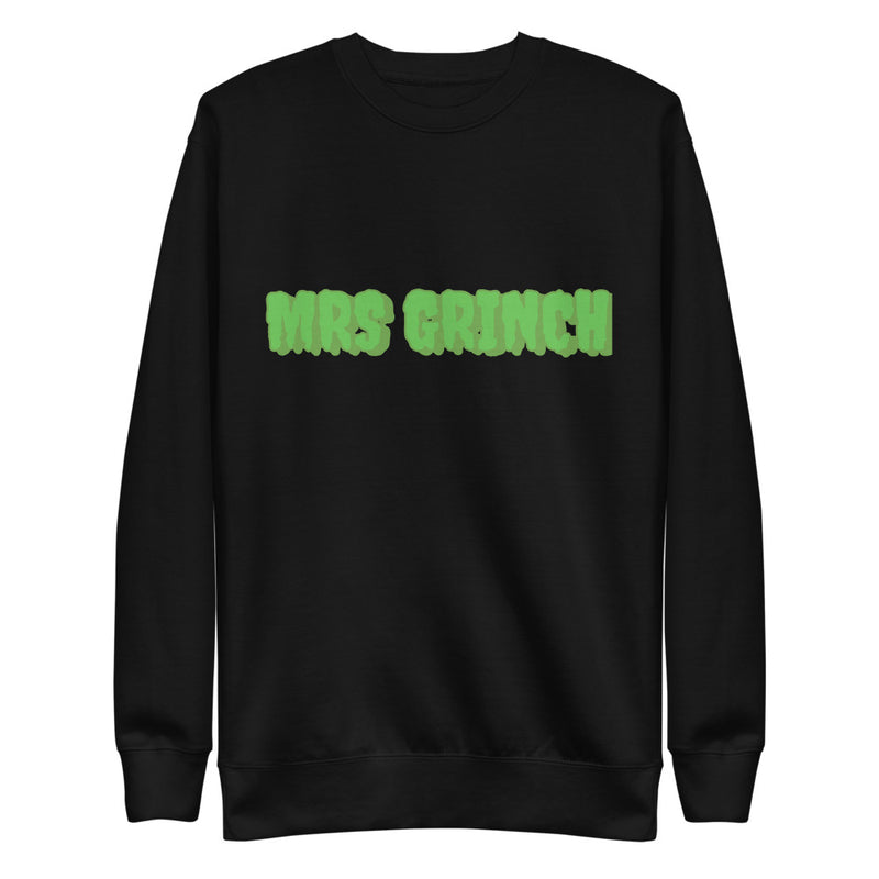 Sweatshirt med texten "Mrs Grinch"
