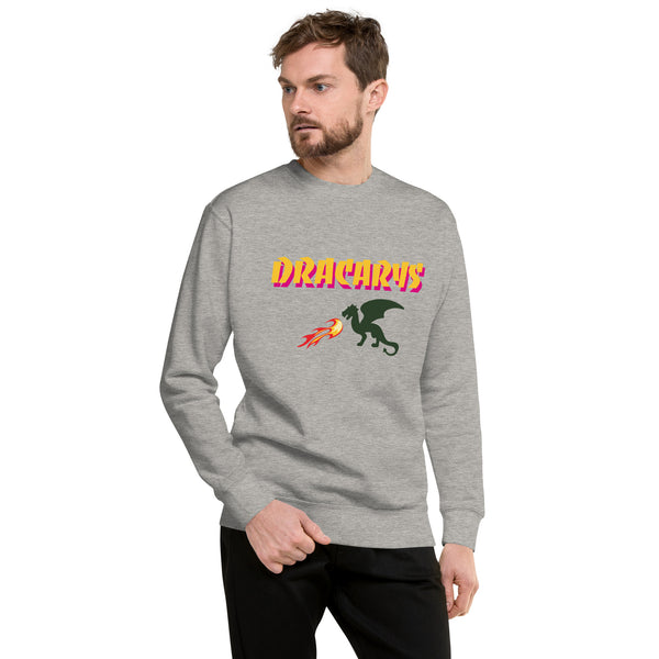 Sweatshirt med texten "Dracarys"