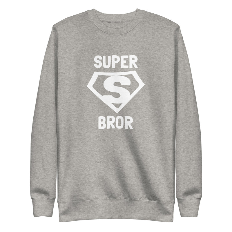 Sweatshirt med texten "Super bror"