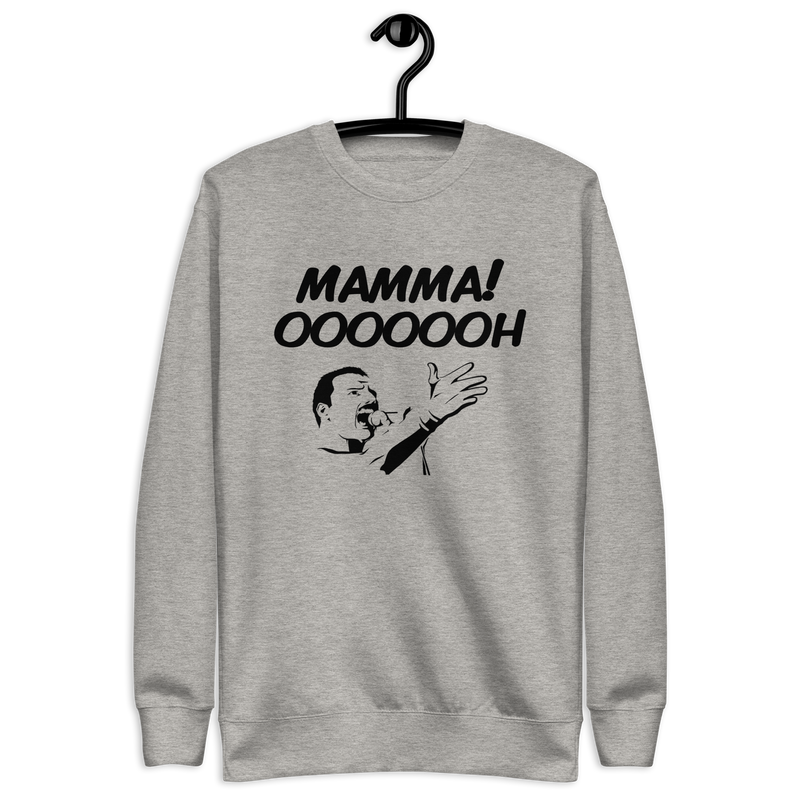 Sweatshirt med texten "MAMMA! OOOOOOH!"
