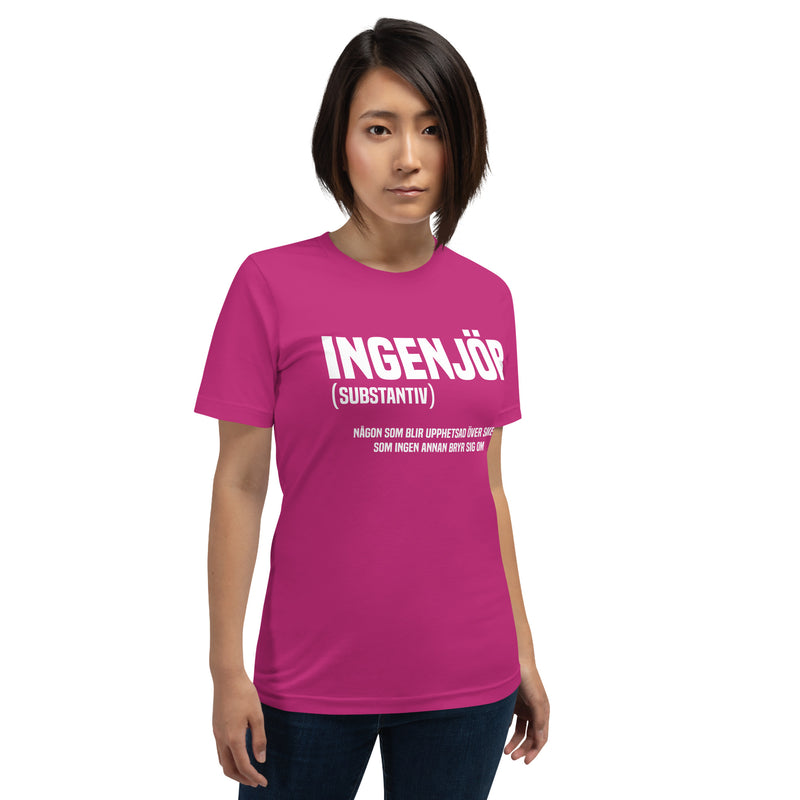 T-shirt med bild texten "INGENJÖR"