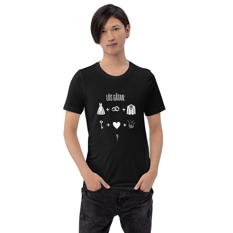 T-shirt med texten "Lös gåtan"